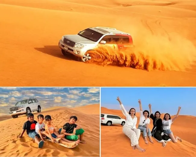 Red Dune Bashing In Desert